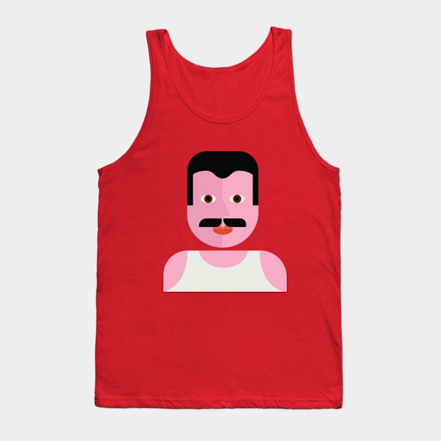 Freddie Mercury Tank Top by London Colin